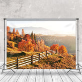 Lofaris Hills And Woods Under The Sun Autumn Photo Backdrop